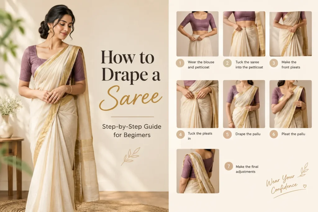 Saree Draping: Step-by-Step Guide